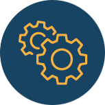 Icon of gears